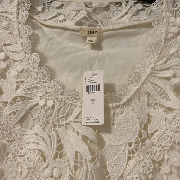 Anthropologie Tiny Lace sleeveless top - Picture 3 of 3